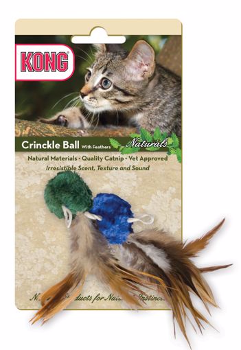 Picture of CRINKLE BALL W/FEATHERS