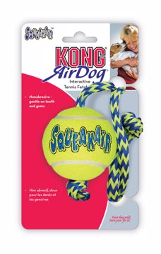 Picture of MED SQUEAKER BALL WITH ROPE