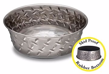 Picture of 1 QT DIAMOND PLATED BOWL W/NON-SKID BOTTOM