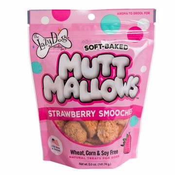 Picture of 5 OZ. MUTT MALLOWS - STRAWBERRY SMOOCHIES
