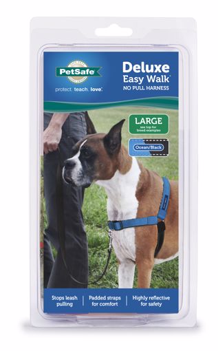 Picture of LG. DELUXE EASY WALK HARNESS - OCEAN