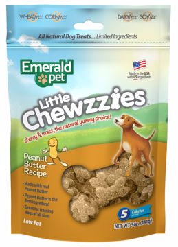 Picture of 5 OZ. LITTLE CHEWZZIES PEANUT BUTTER DOG TREATS