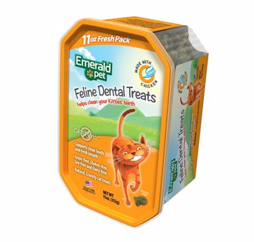Picture of 11 OZ. CAT DENTAL TREAT TUB - CHICKEN