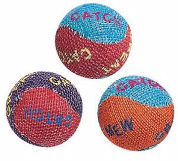 Picture of 3 PK. BURLAP BALLS - COLORED