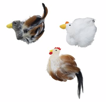 Picture of FEATHER BIRDS ASST CAT TOY