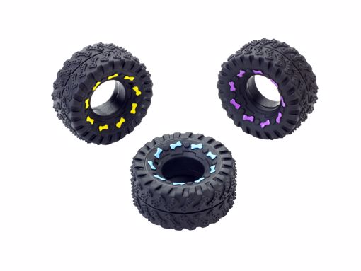 Picture of 3.5 IN. SQUEAKY VINYL TIRE - ASSORTED COLORS