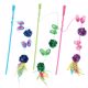 Picture of 16.5 IN. BUTTERFLY & MYLAR WAND - ASST. COLORS