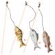 Picture of 15 IN. GONE FISHIN TEASER WAND - ASST. STYLE AND COLORS