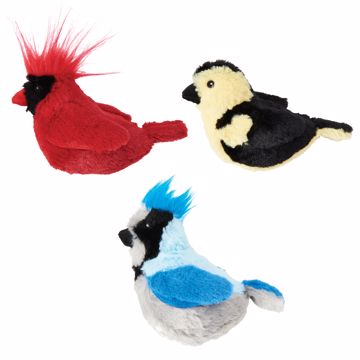 Picture of 5 IN. SONGBIRD W/NIP - ASSORTED PLUSH BIRDS