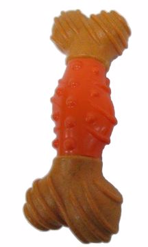 Picture of 7 IN. BAMBONE DENTAL BONE - PEANUT BUTTER