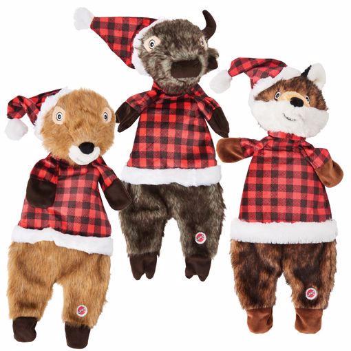 Picture of 20 IN. HOLIDAY FURZZ PLAID ASST.