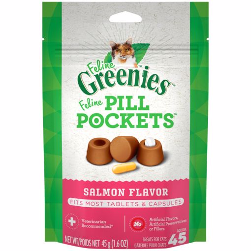 Picture of 1.6 OZ. GREENIES PILL POCKETS FELINE SALMON