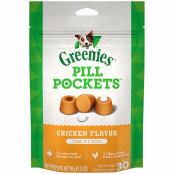 Picture of 3.2 OZ. GREENIES PILL POCKETS CANINE CHICKEN - TABLET