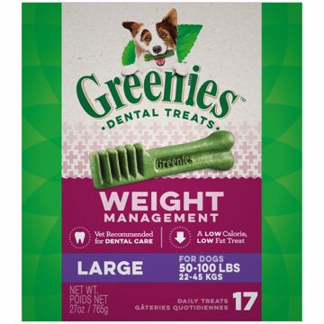 Picture of 27 OZ. LARGE GREENIES WEIGHT MANAGEMENT TREAT TUB-PAK