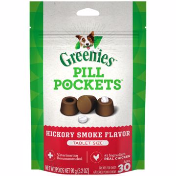 Picture of 3.2 OZ. GREENIES PILL POCKETS CANINE HICKORY SMOKE - TABLET