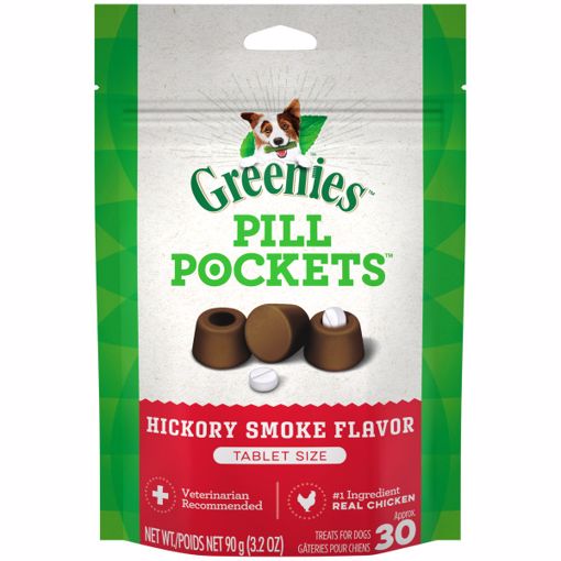 Picture of 3.2 OZ. GREENIES PILL POCKETS CANINE HICKORY SMOKE - TABLET