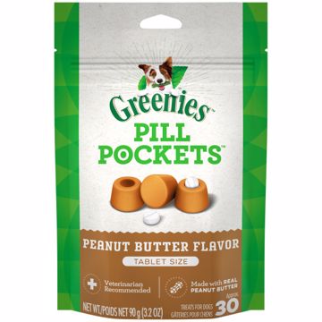 Picture of 3.2 OZ. GREENIES PILL POCKETS CANINE PEANUT BUTTER - TABLET