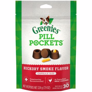 Picture of 7.9 OZ. GREENIES PILL POCKETS CANINE HICKORY SMOKE - CAPSULE