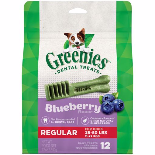 Picture of 12 OZ. REGULAR GREENIES BLUEBERRY TREAT-PAK