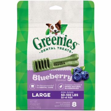 Picture of 12 OZ. LARGE GREENIES BLUEBERRY TREAT-PAK