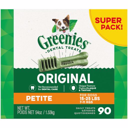 Picture of 54 OZ. PETITE GREENIES ORIGINAL TREAT - 2/27 OZ. TUB