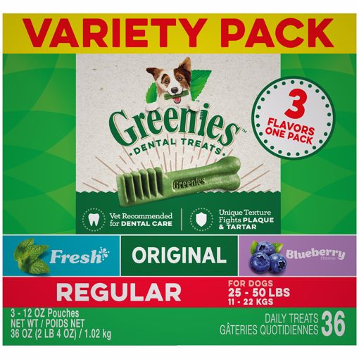 Picture of 36 OZ. REGULAR GREENIES 3/12 OZ. VARIETY PACK