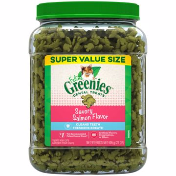 Picture of 21 OZ. GREENIES FELINE DENTAL TREAT - SALMON