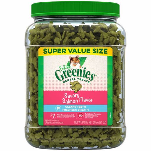 Picture of 21 OZ. GREENIES FELINE DENTAL TREAT - SALMON