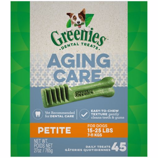 Picture of 27 OZ. COMPLETE AGING CARE PETITE GREENIES TREAT-PAK