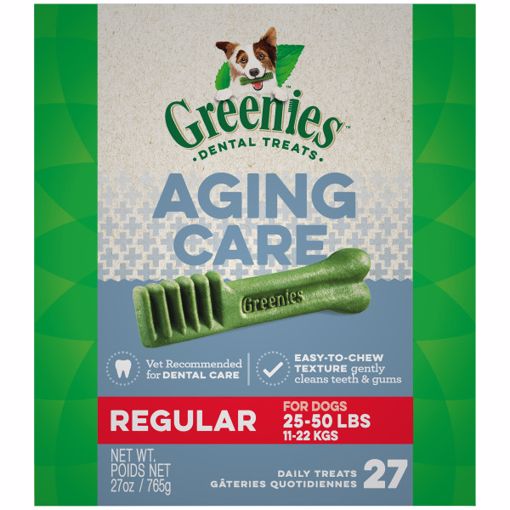 Picture of 27 OZ. COMPLETE AGING CARE REGULAR GREENIES TREAT-PAK