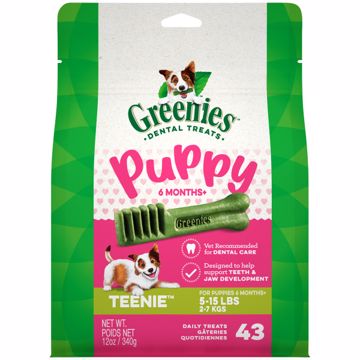 Picture of 12 OZ. PUPPY TEENIE GREENIES TREAT-PAK