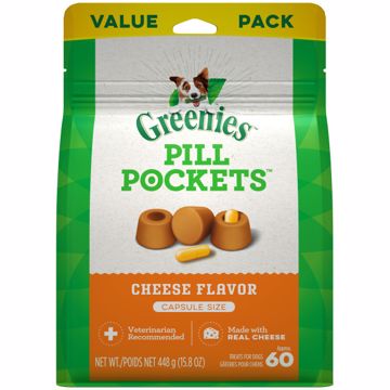 Picture of 15.8 OZ. GREENIES PILL POCKETS CANINE CHEESE FLAVR - CAPSULE