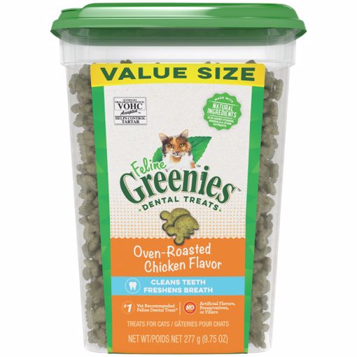 Picture of 9.75 OZ. GREENIES FELINE DENTAL TREAT TUB - CHICKEN