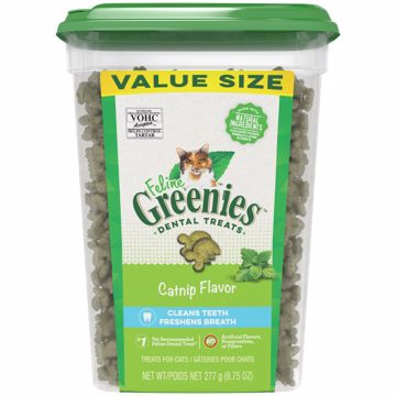 Picture of 9.75 OZ. GREENIES FELINE DENTAL TREAT TUB - CATNIP