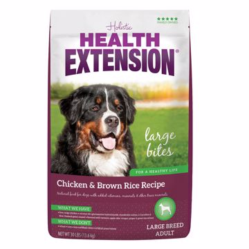 Picture of 30 LB. LARGE BITES CHICKEN/BROWN RICE RECIPE DRY DOG FOOD