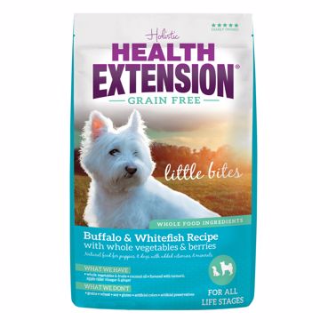 Picture of 23.5 LB. GRAIN FREE LITTLE BITES DRY DOG FOOD - BUF/WHTFSH