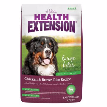 Picture of 1 LB. LARGE BITES CHICKEN/BROWN RICE RECIPE DRY DOG FOOD