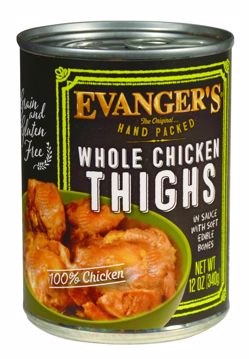 Picture of 12/12 OZ. HAND PACKED WHOLE CHICKEN THIGHS - DOG