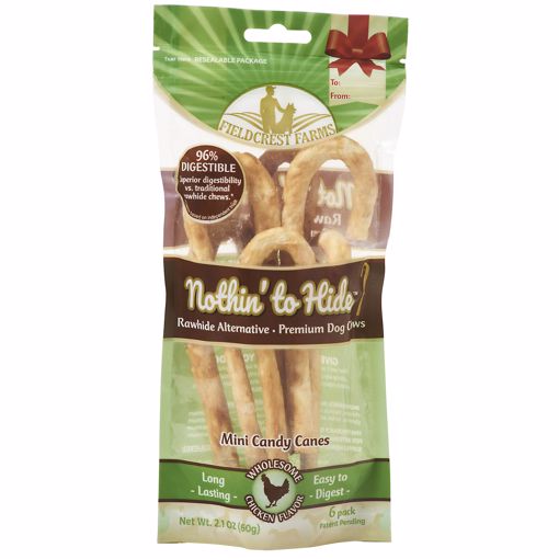 Picture of NOTHIN TO HIDE - MINI HOLIDAY CANDY CANE CHICKEN - 6 PK.