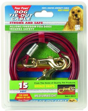 Picture of 15 FT. MED. WEIGHT TIE OUT CABLE - RED