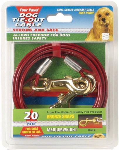 Picture of 20 FT. MED. WEIGHT TIE OUT CABLE - RED