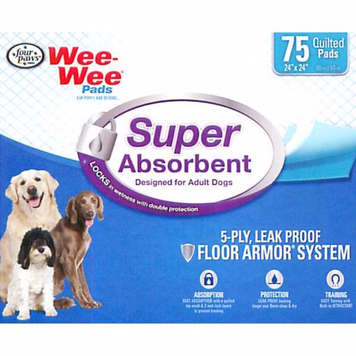 Picture of 75 CT. WEE WEE SUPER ABSORBENT PADS