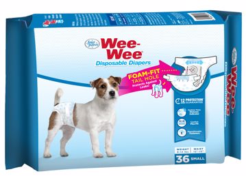Picture of 36 PK. SM. WEE-WEE DISPOSABLE DIAPERS