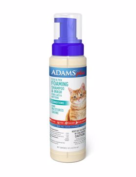 Picture of ADAMS PLUS FLEA & TICK FOAMING SHAMPOO - CAT