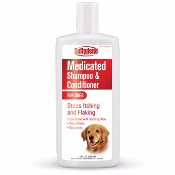 Picture of 12 OZ.  SULFODENE MEDICATED SHAMPOO AND CONDITIONER - DOGS