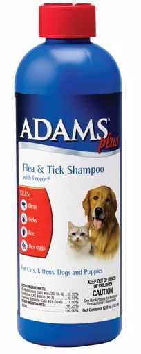 Picture of 12 OZ. ADAMS+ F/T SHAMPOO W/PRECOR