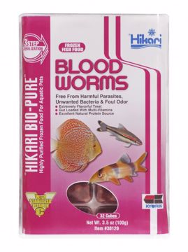 Picture of 3.5 OZ. BLOOD WORMS - FROZEN