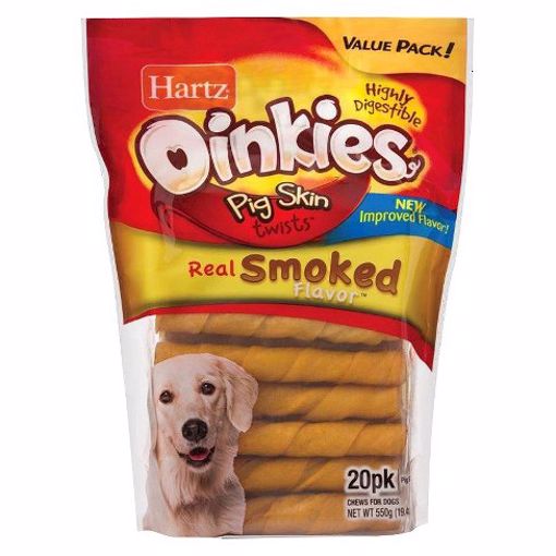 Picture of 20 PK. OINKIES PIG SKIN TWIST