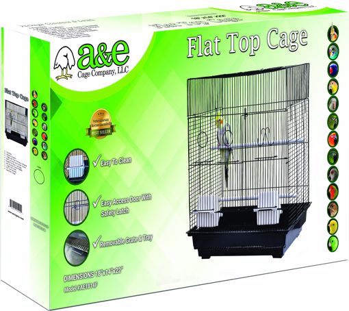 Picture of 4 CT. FLAT TOP CAGE - 18 X 14 IN. ASSORTED COLORS