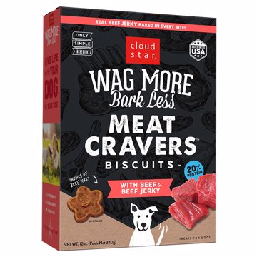 Picture of 12 OZ. WMBL MEAT CRAVERS CRUNCHY BISCUITS - BEEF